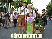 Gärtnerjahrtag 2015 auf dem Münchner Viktualienmarkt mit anschliessendem Umzug (Foto: Martin Schmitz)